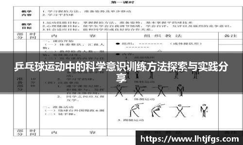 乒乓球运动中的科学意识训练方法探索与实践分享